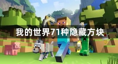 我的世界71种隐藏方块
